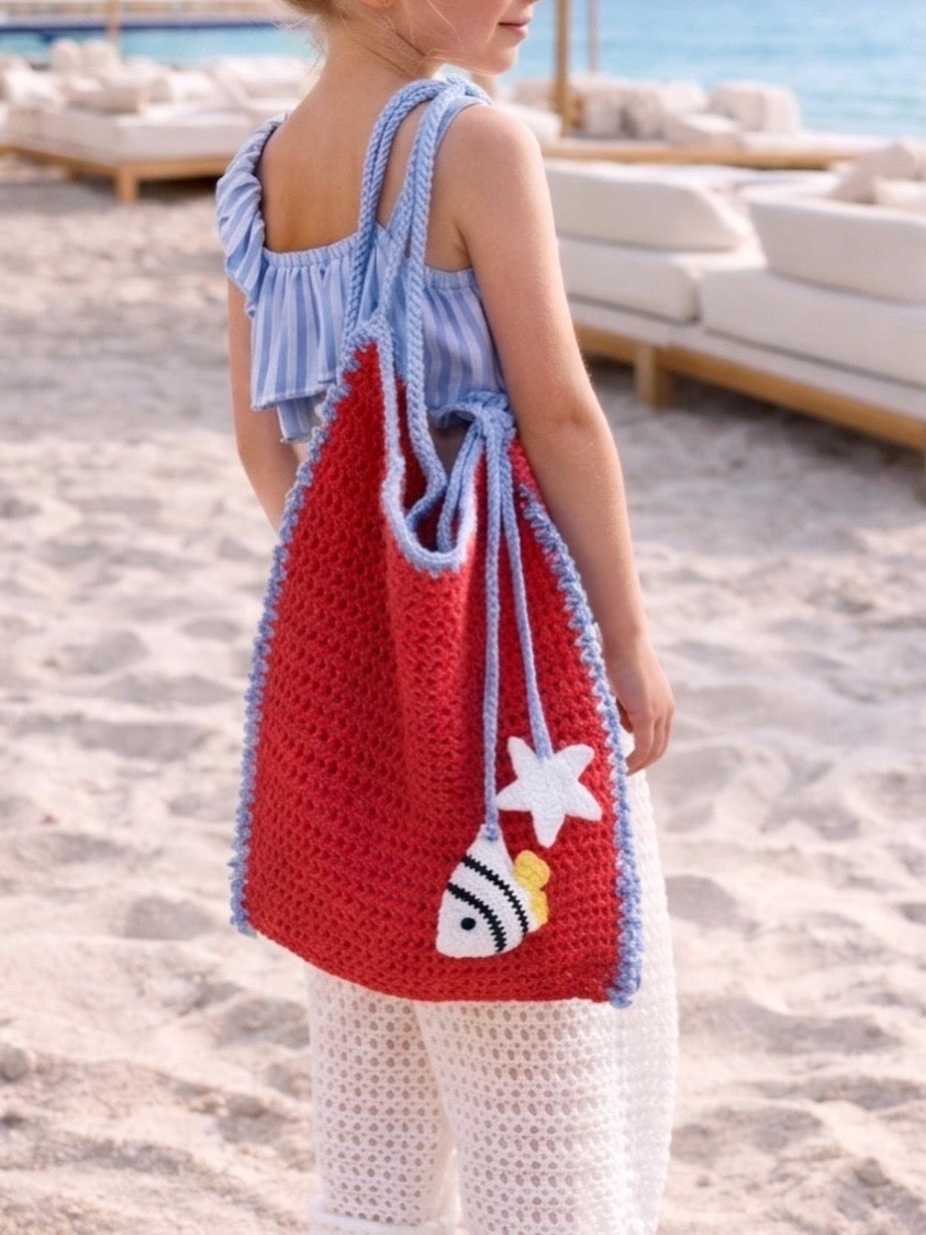 MARINE CROCHET TOTE