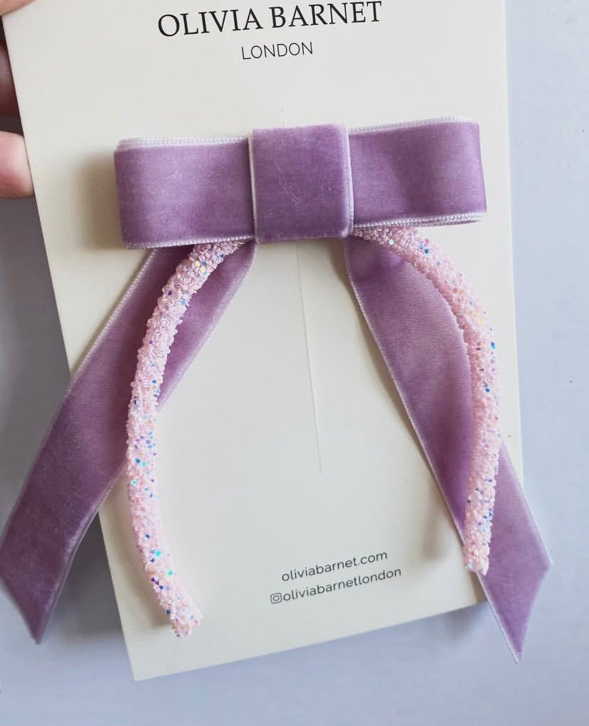 Candy Velvet Bow