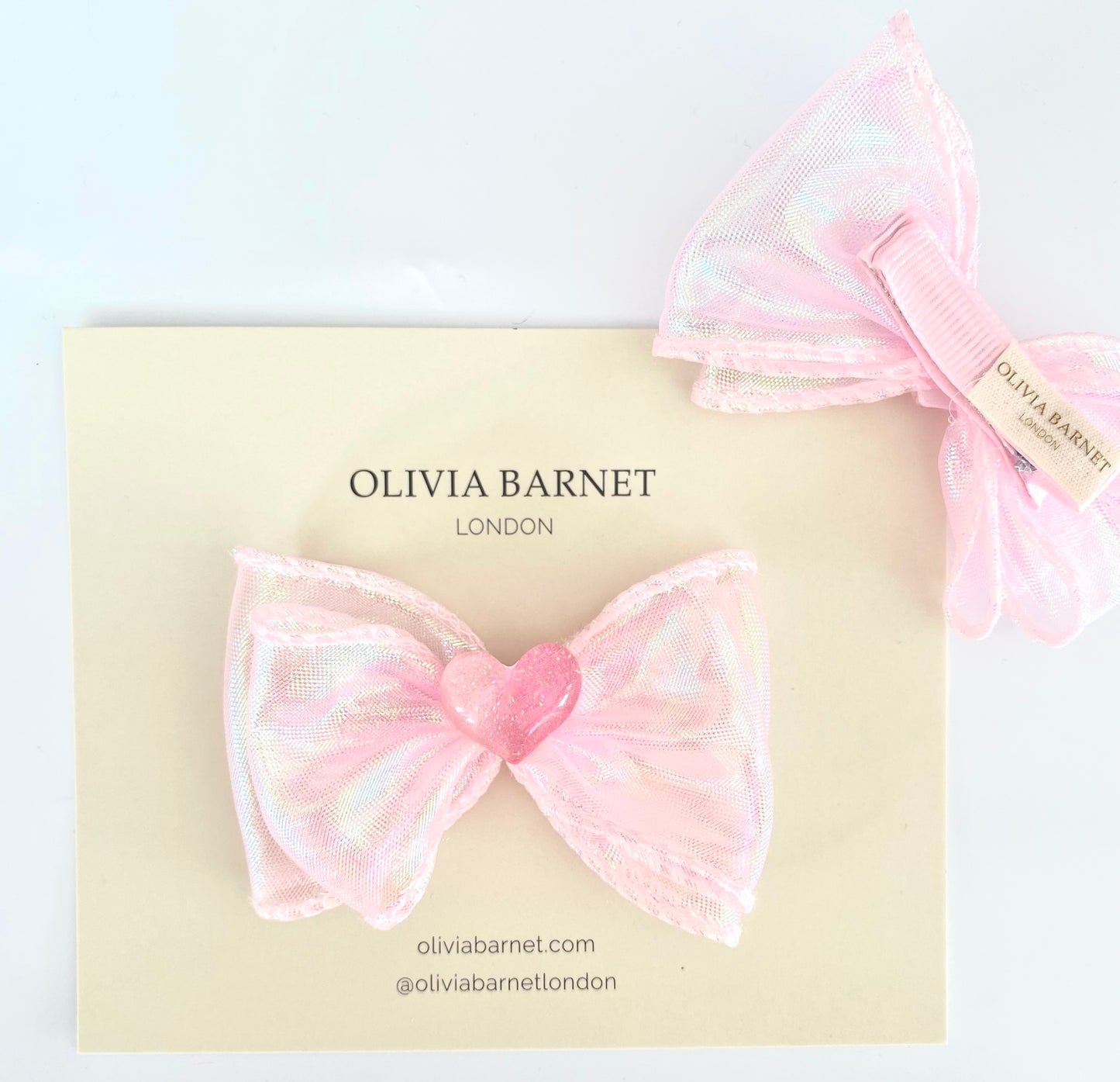Liv's Heart Hair Bow