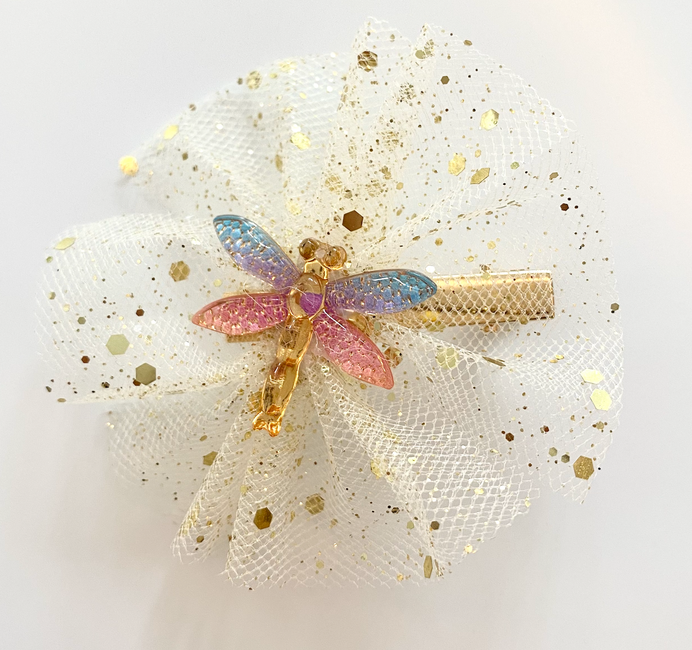 Golden Wings (Indigo) Hair Clip