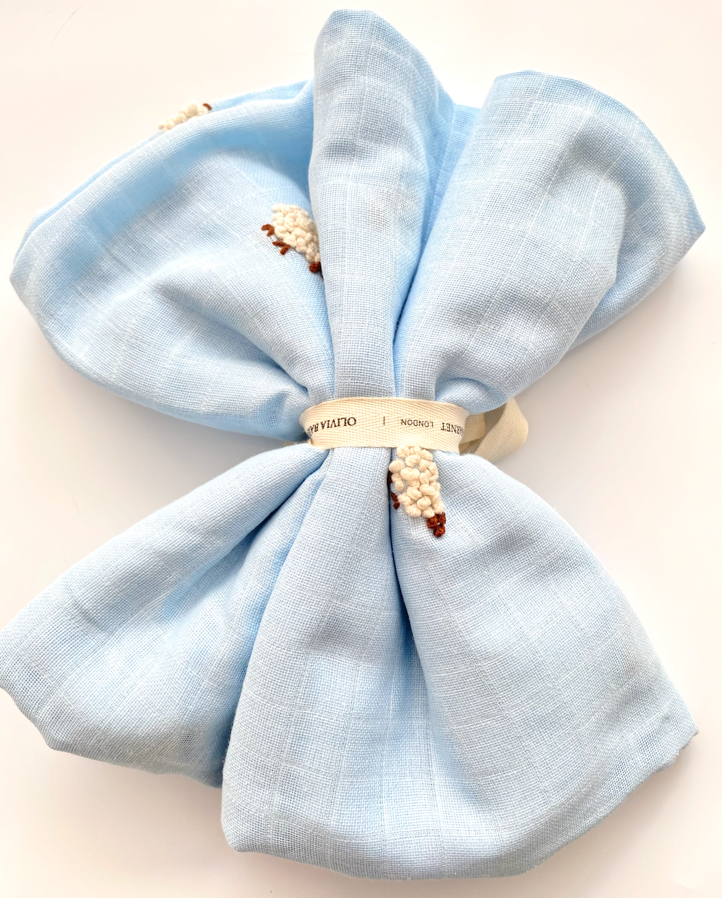 Blue Lamb Muslin