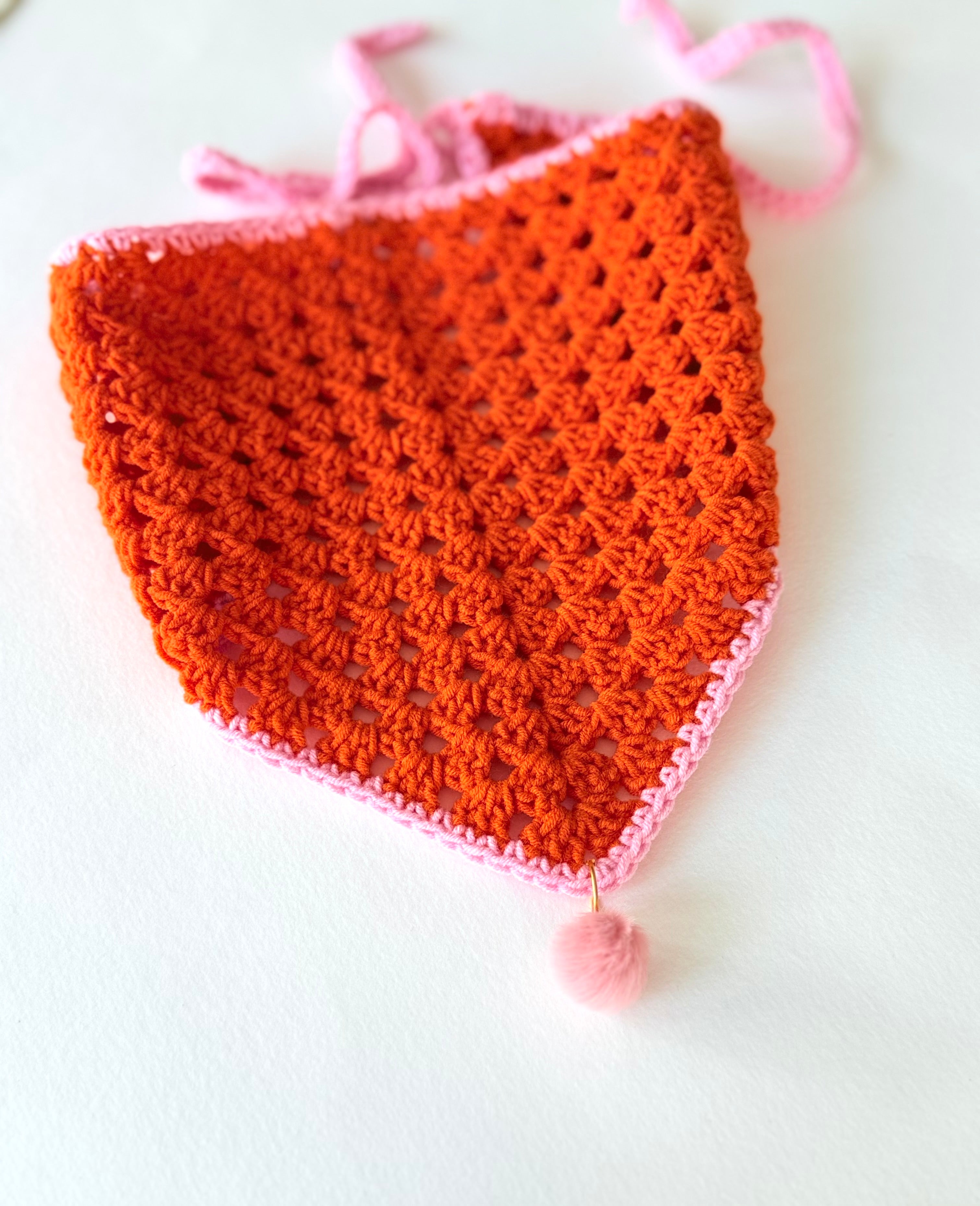 SUNSET CROCHET BANDANA