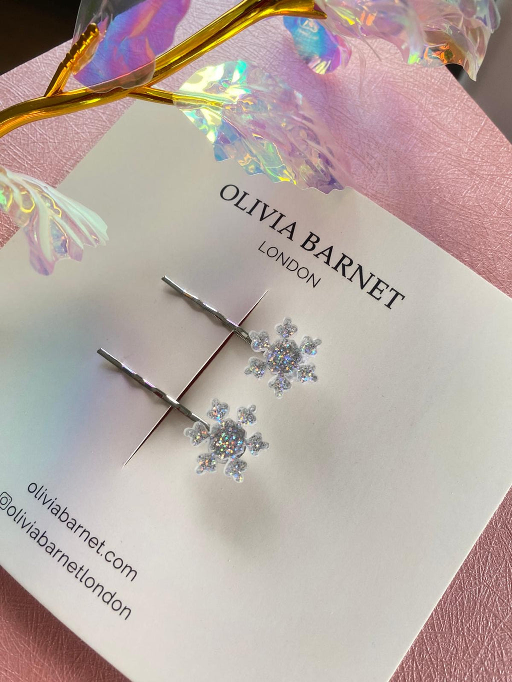 WINTER GLOW HAIR PIN