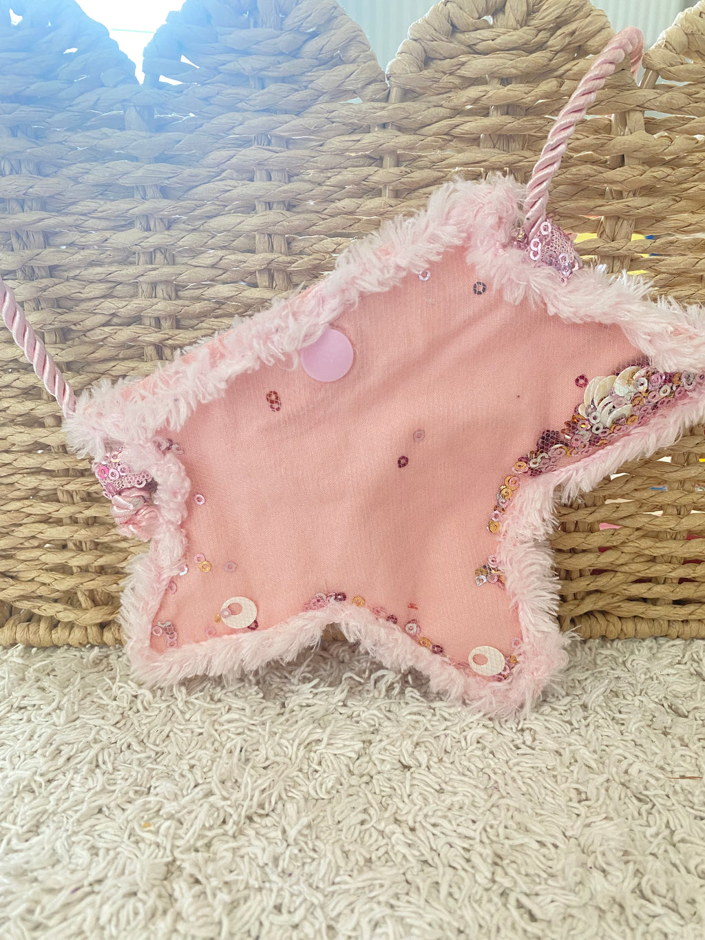 SHINING PINK STAR ÇANTA