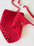 SCARLET CROSHET BANDANA