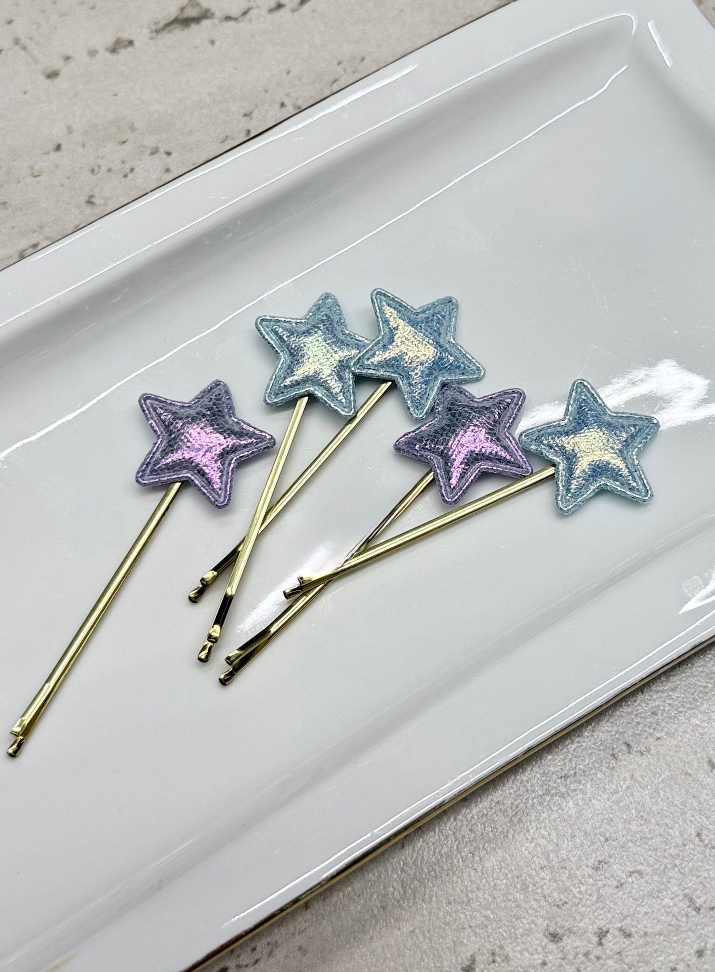 TWINKLE STAR HAIR PIN 5 Pcs./1 Set (GOLDEN PIN)