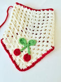 CHERRY CROCHET BANDANA