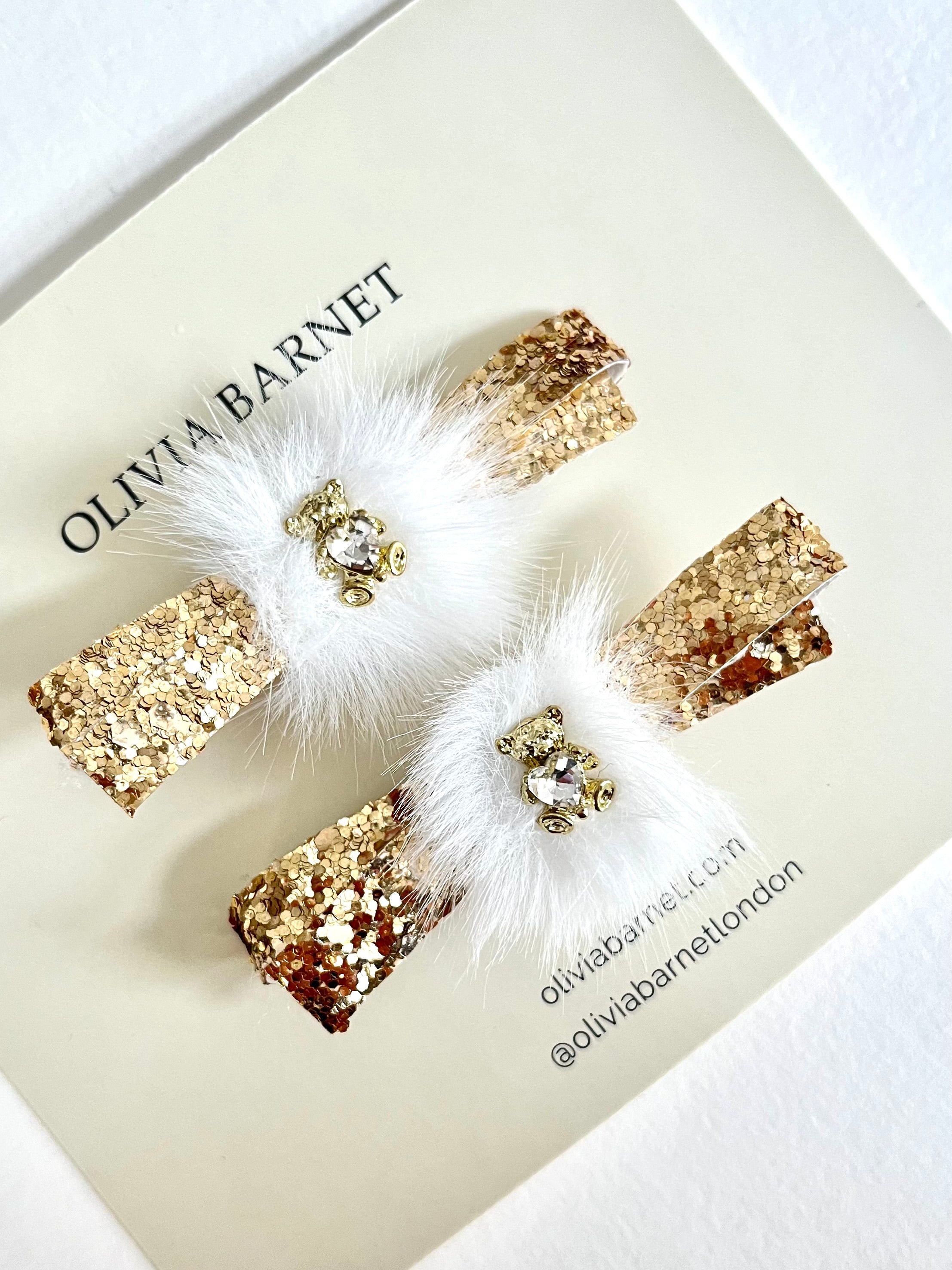 GILDED TEDDY SAÇ KLİPSİ