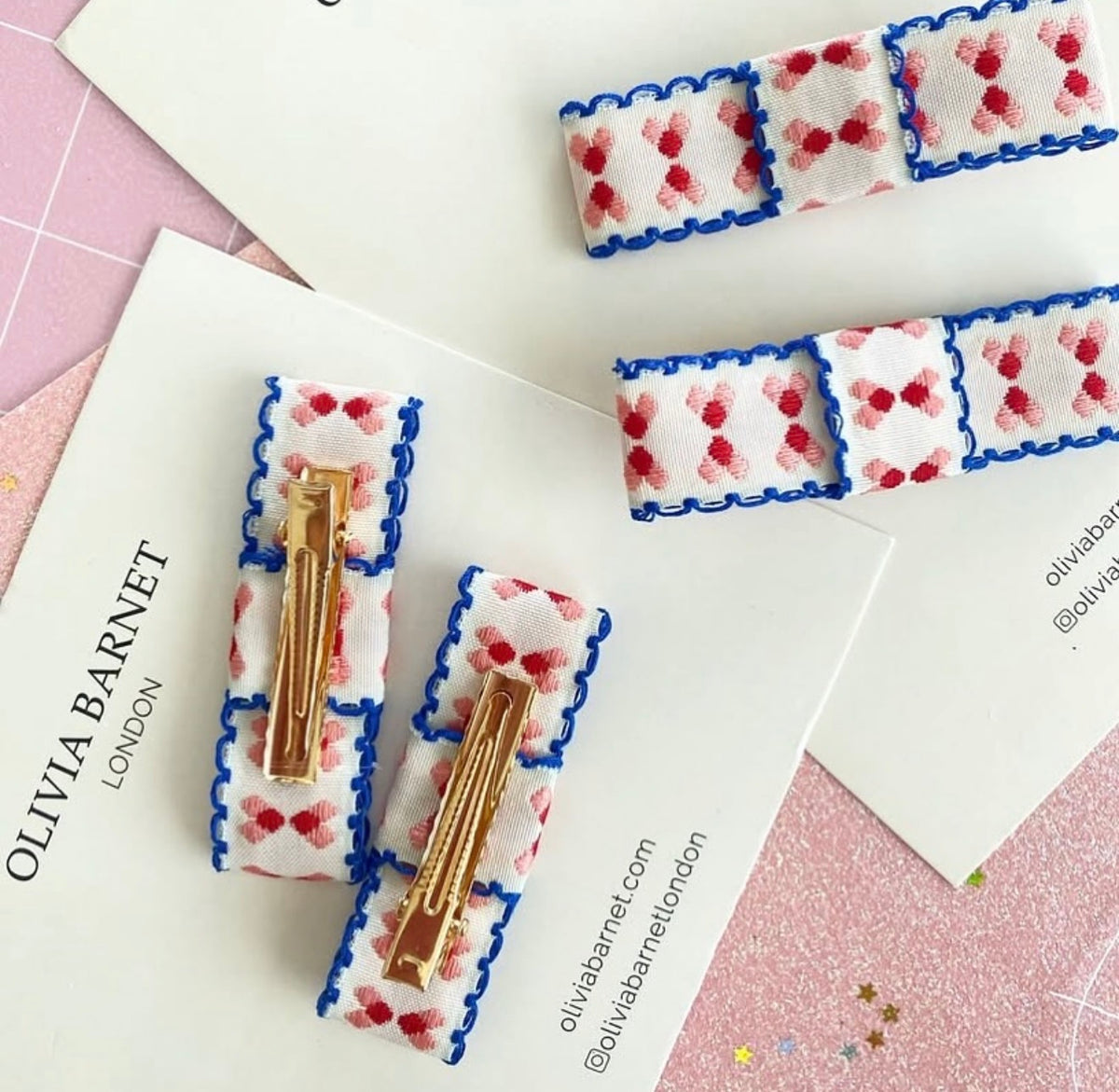 BOHO CHIC BOW SAÇ KLİPSİ - 2 pcs.