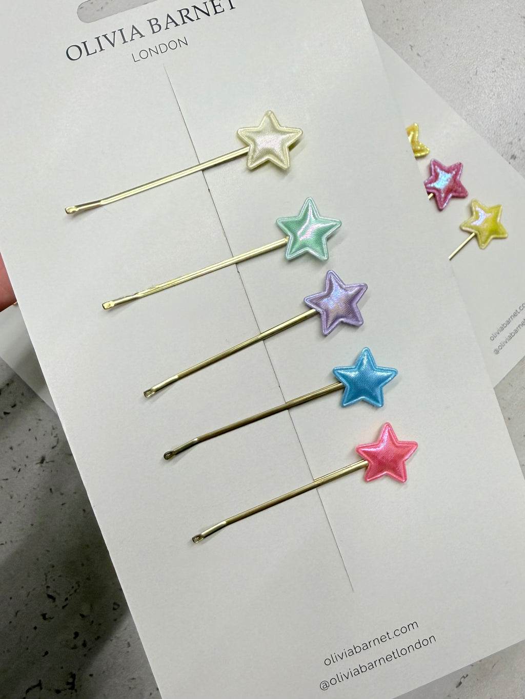 MINI MACARON STARS PIN SET