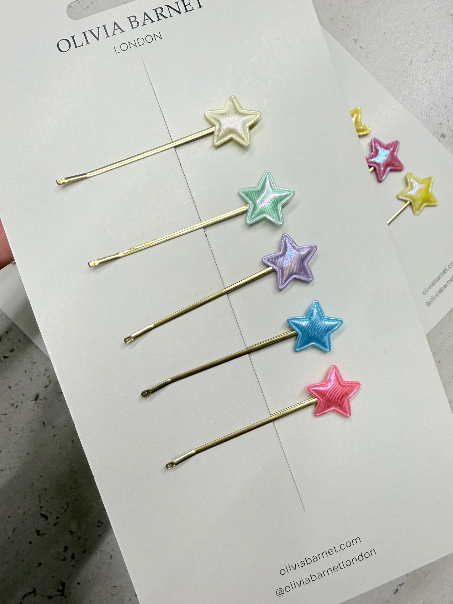 MINI MACARON STARS PIN SET