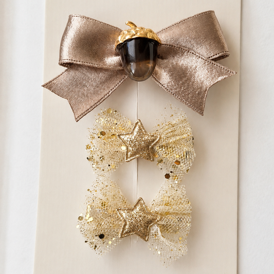 GOLDEN BOW SET