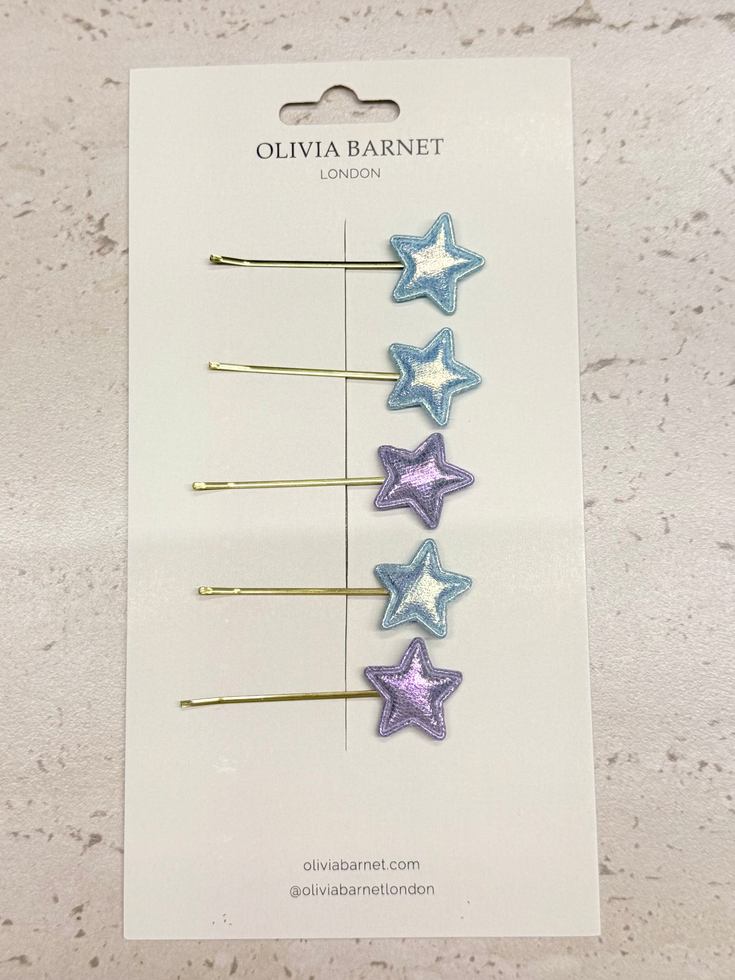 TWINKLE STAR HAIR PIN 5 Pcs./1 Set (GOLDEN PIN)
