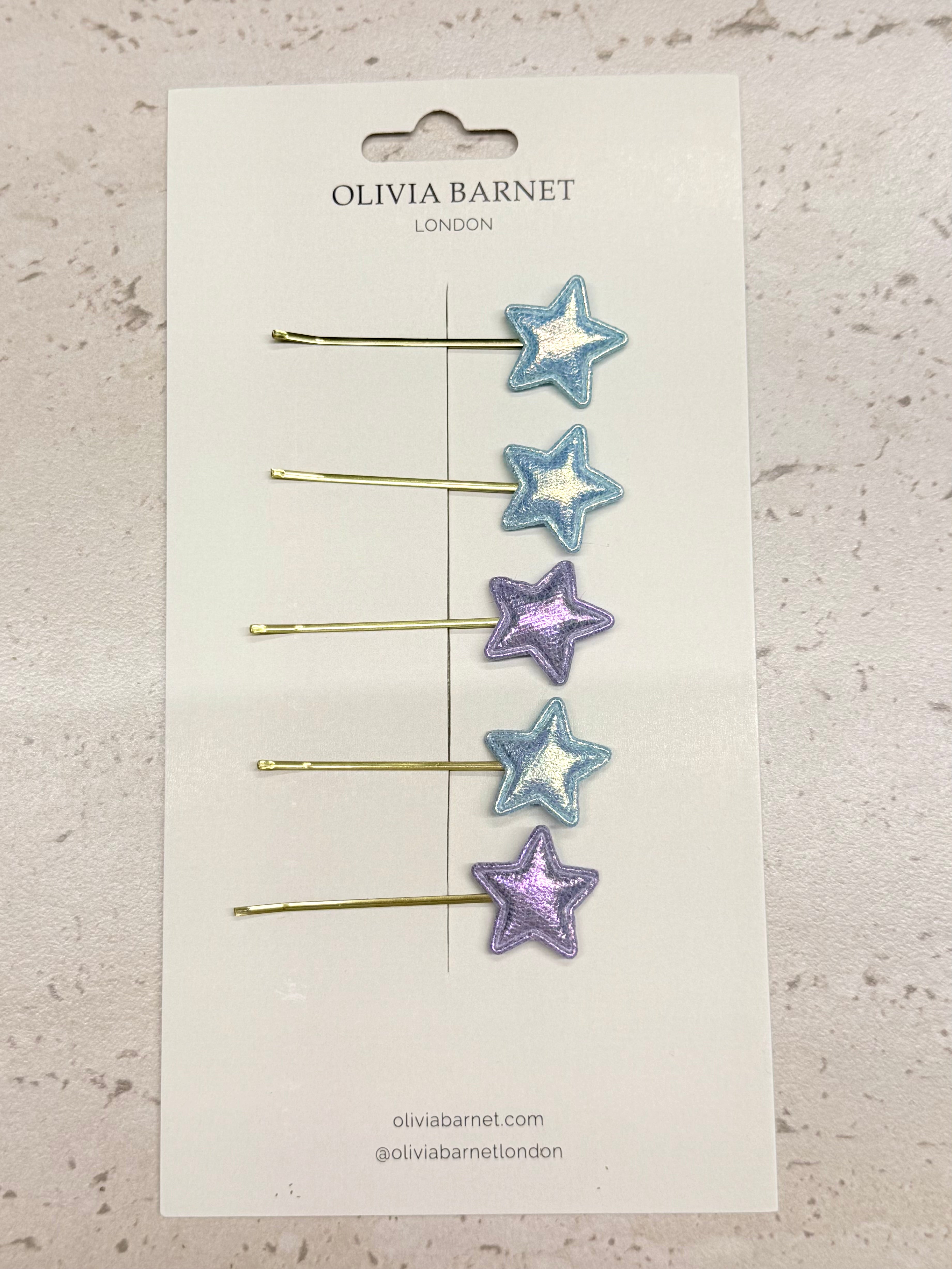 TWINKLE STAR HAIR PIN 5 Pcs./1 Set (GOLDEN PIN)