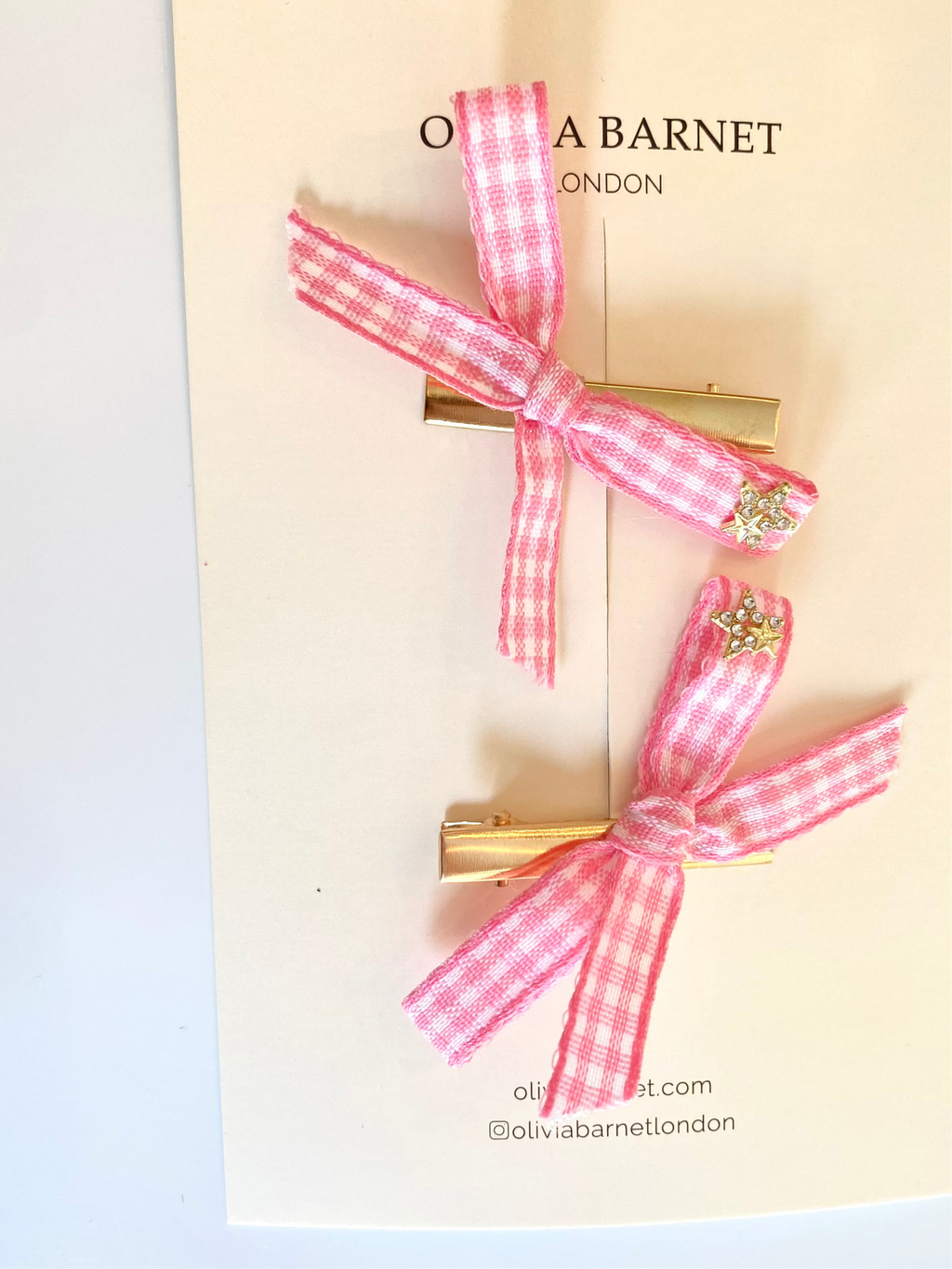 PINK STAR SAÇ KLİPSİ