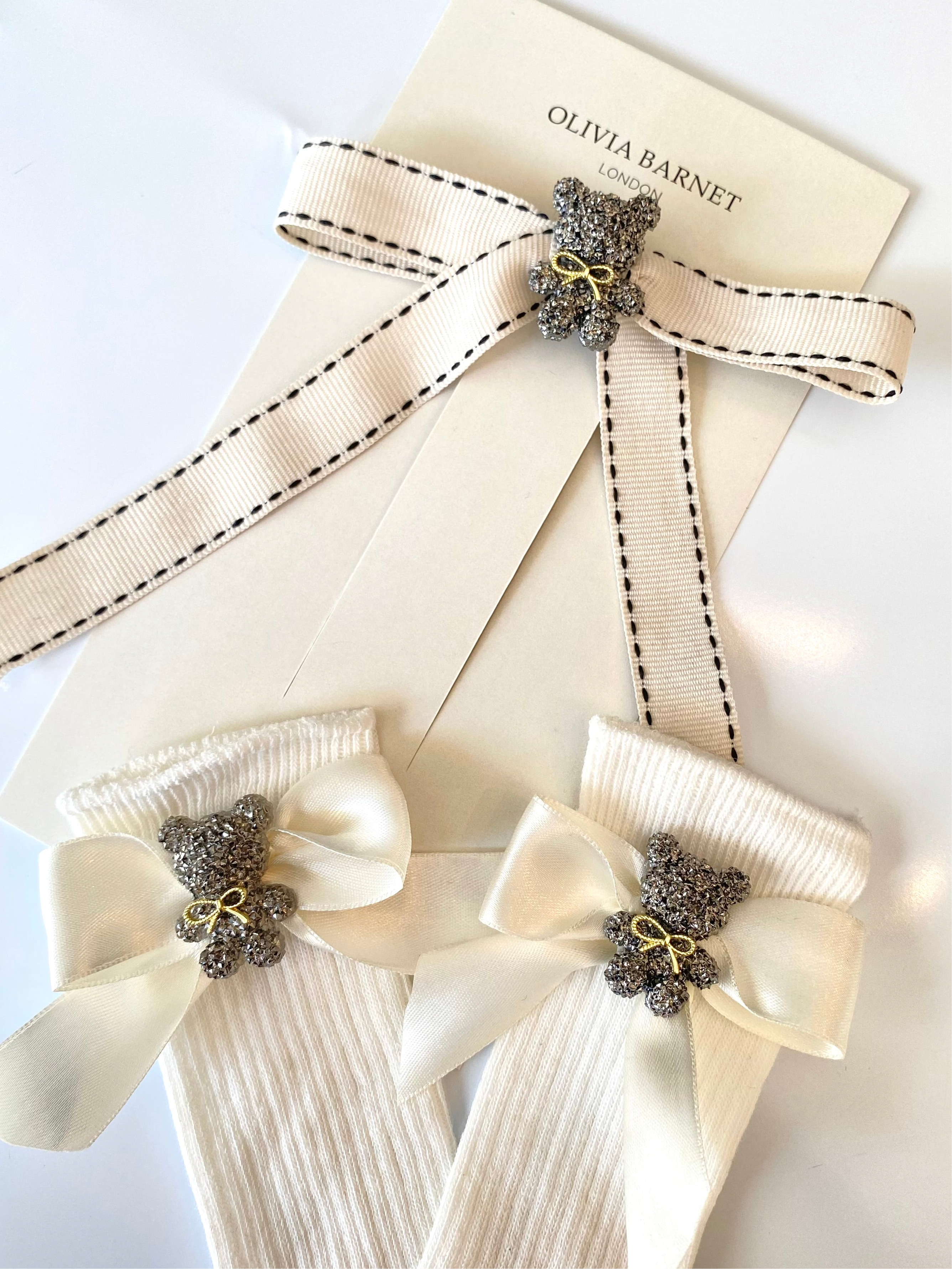 OXFORD BARETTE TOKA & ÇORAP SETİ