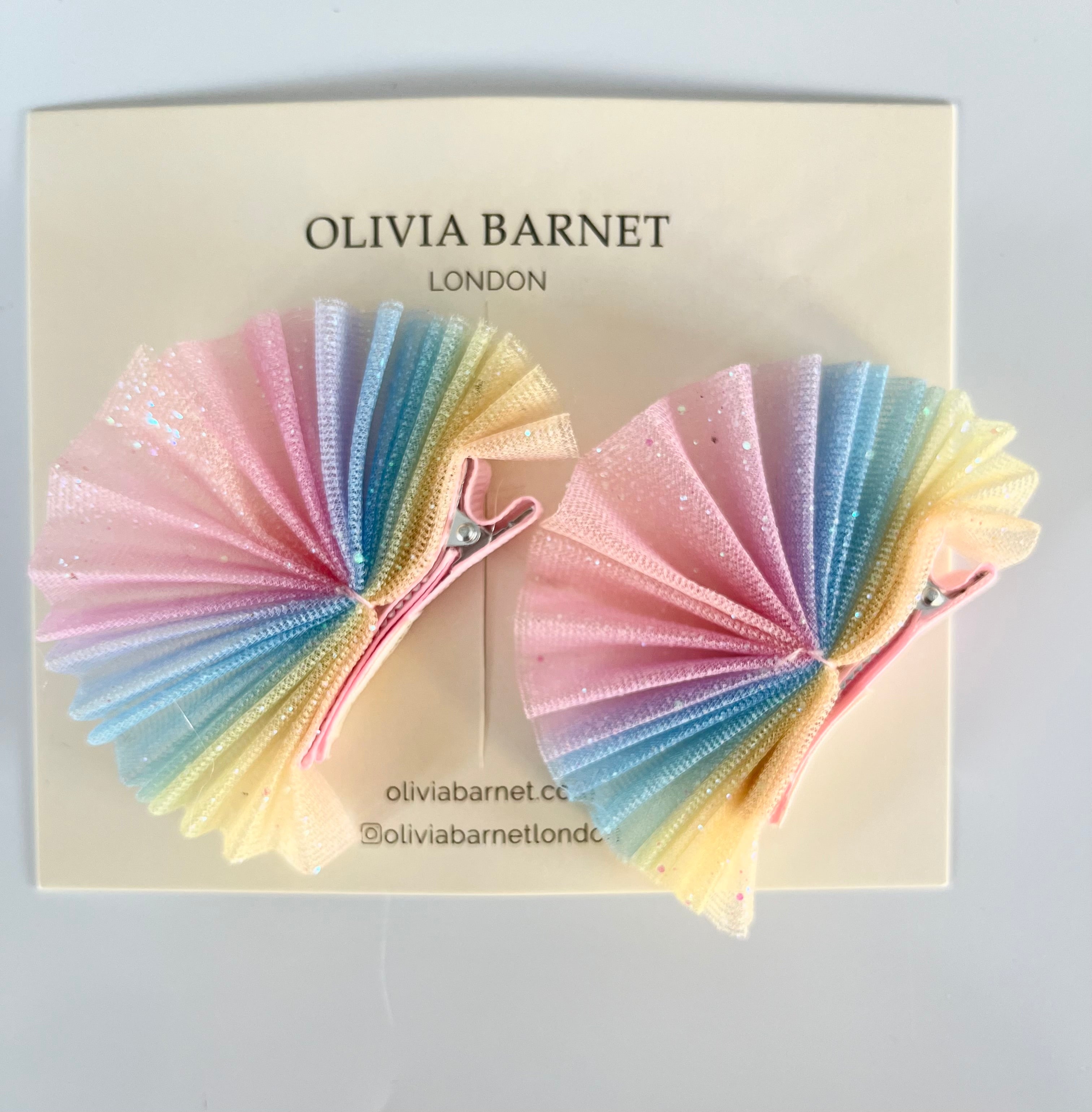 RUFFLE RAINBOW SAÇ KLİPSİ