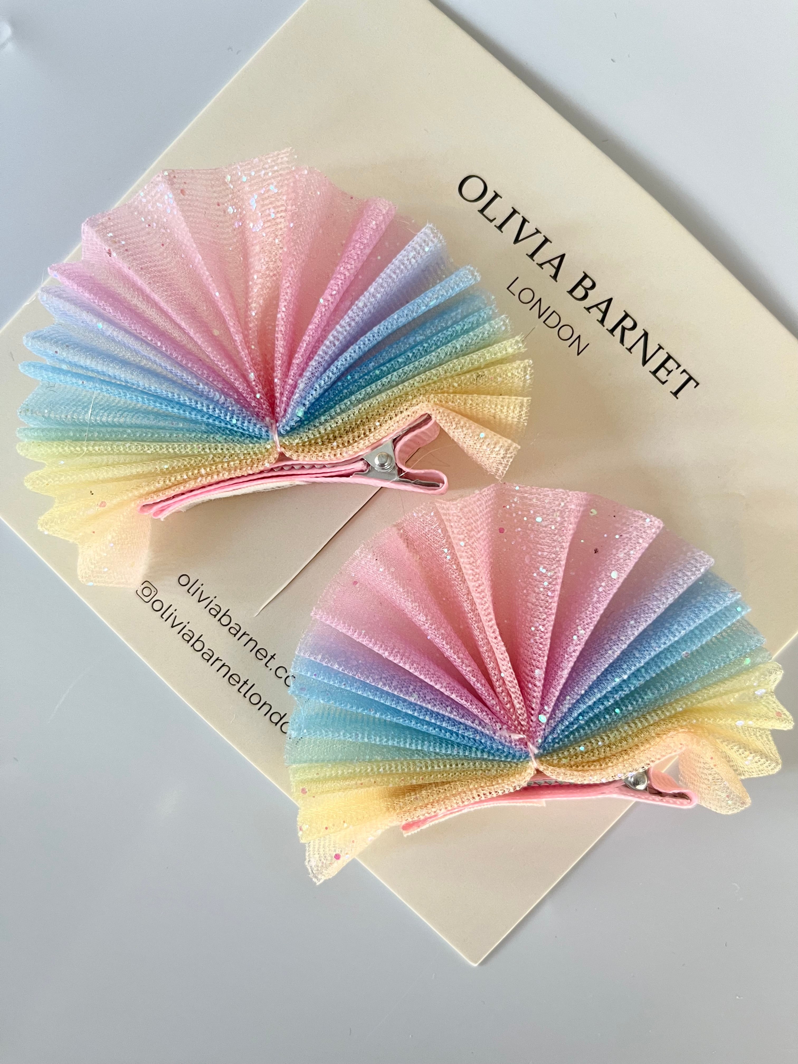 RUFFLE RAINBOW SAÇ KLİPSİ