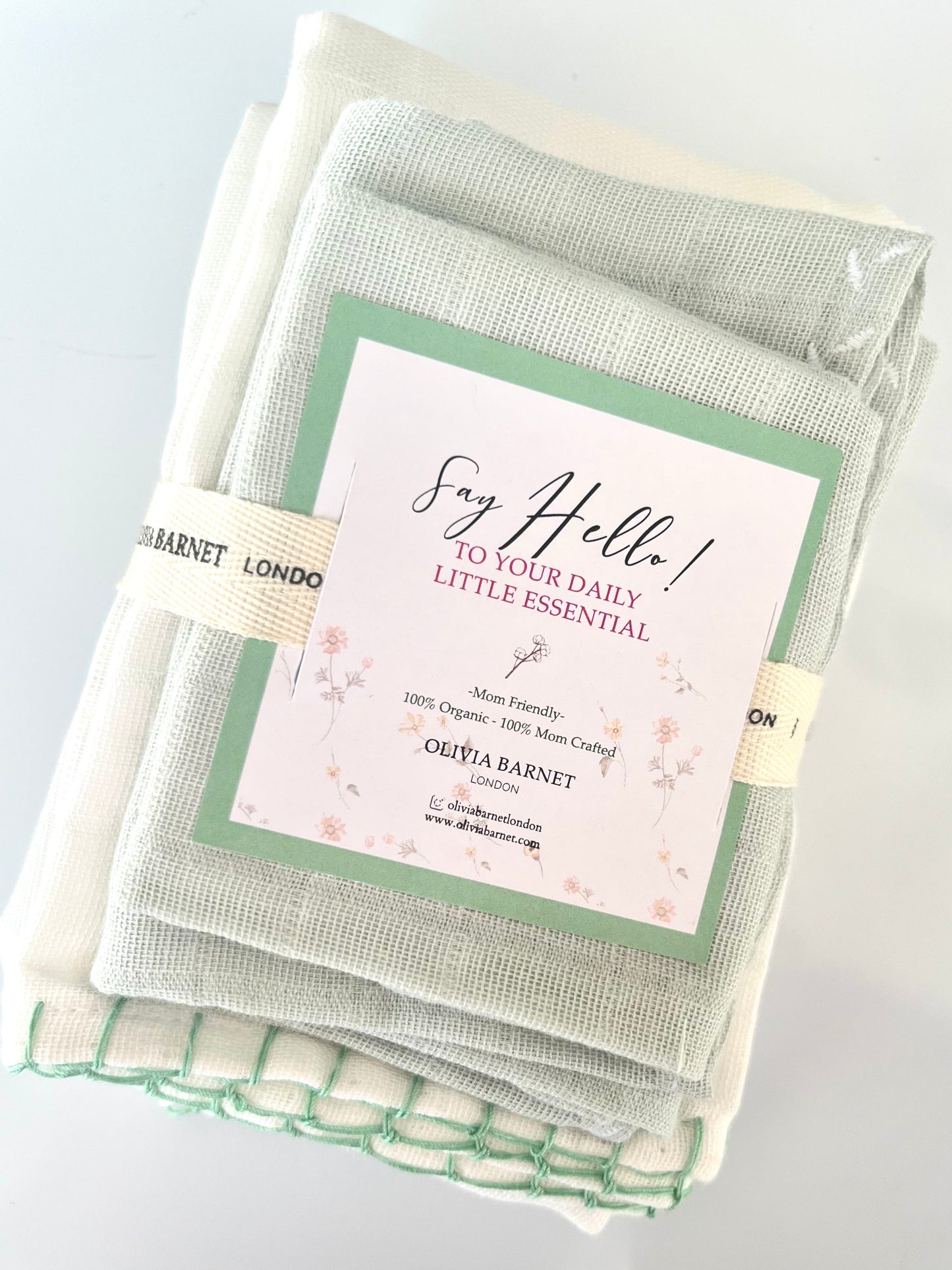 BURP CLOTHS 3’LÜ SET