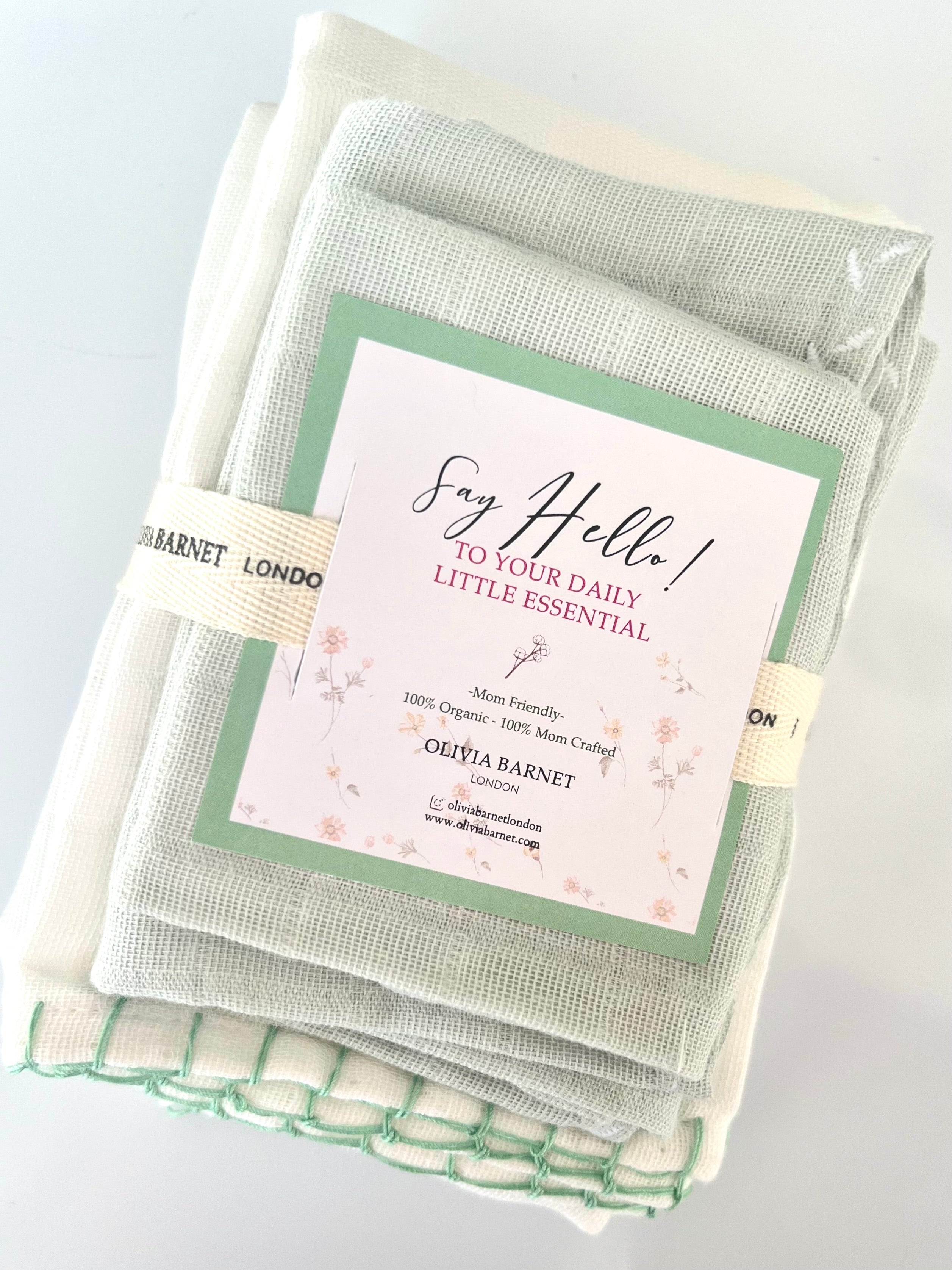 BURP CLOTHS 3’LÜ SET