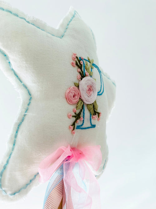 Custom Letter - Fairy Wand (Ecru) 