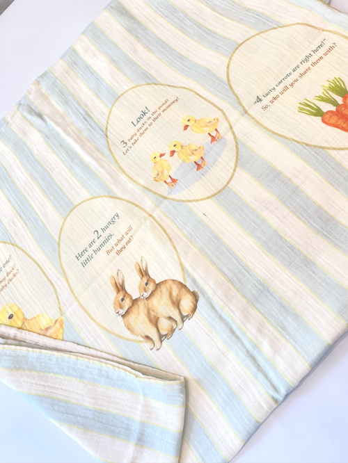 "WHERE IS MOMMY DUCK" İNTERAKTİF XL MUSLİN