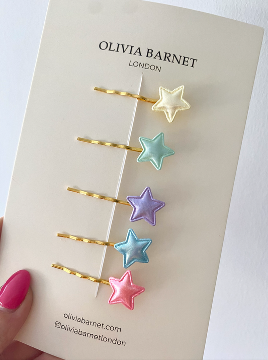 Mini Macaron Stars Pin Set