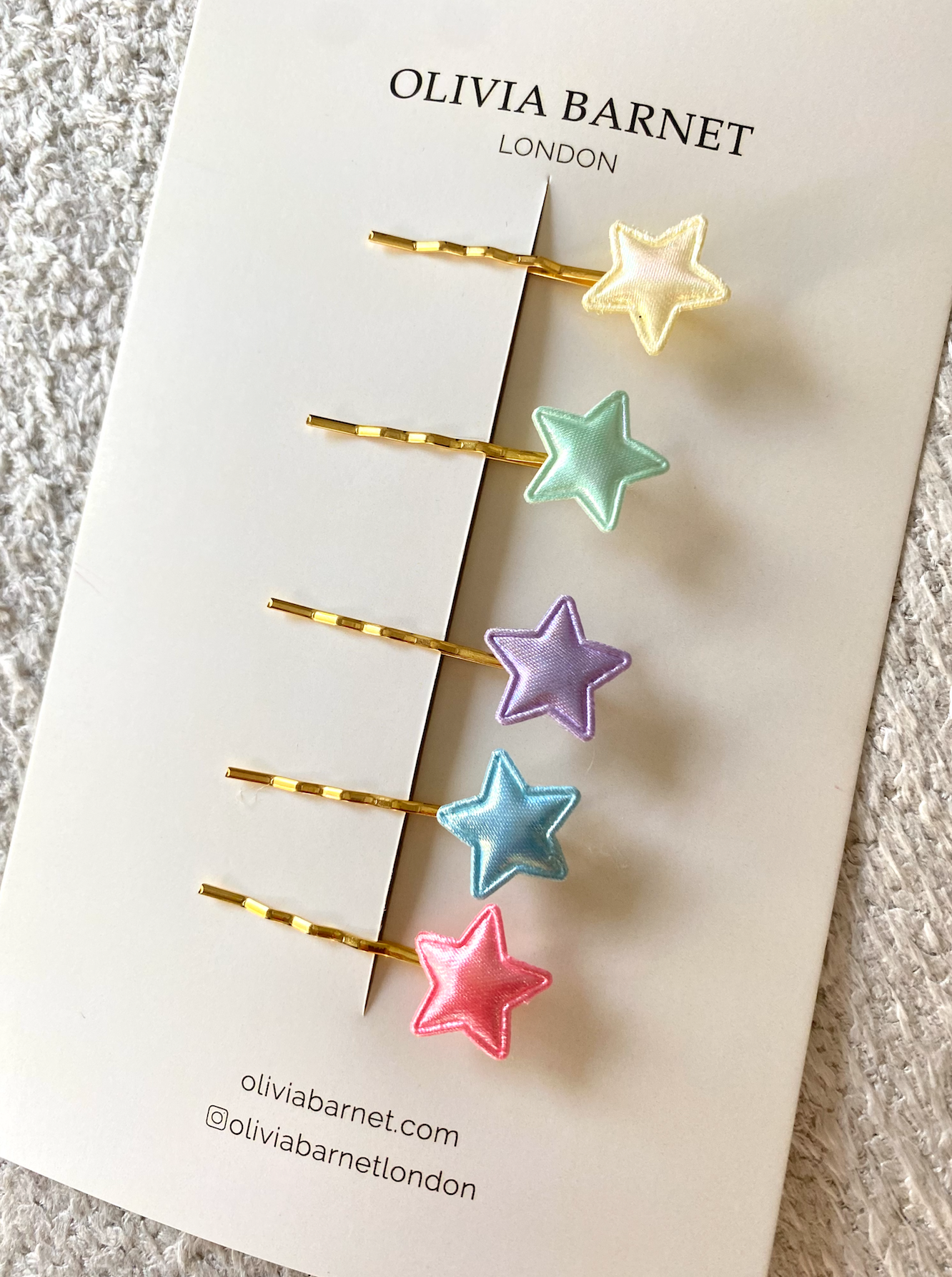 Mini Macaron Stars Pin Set