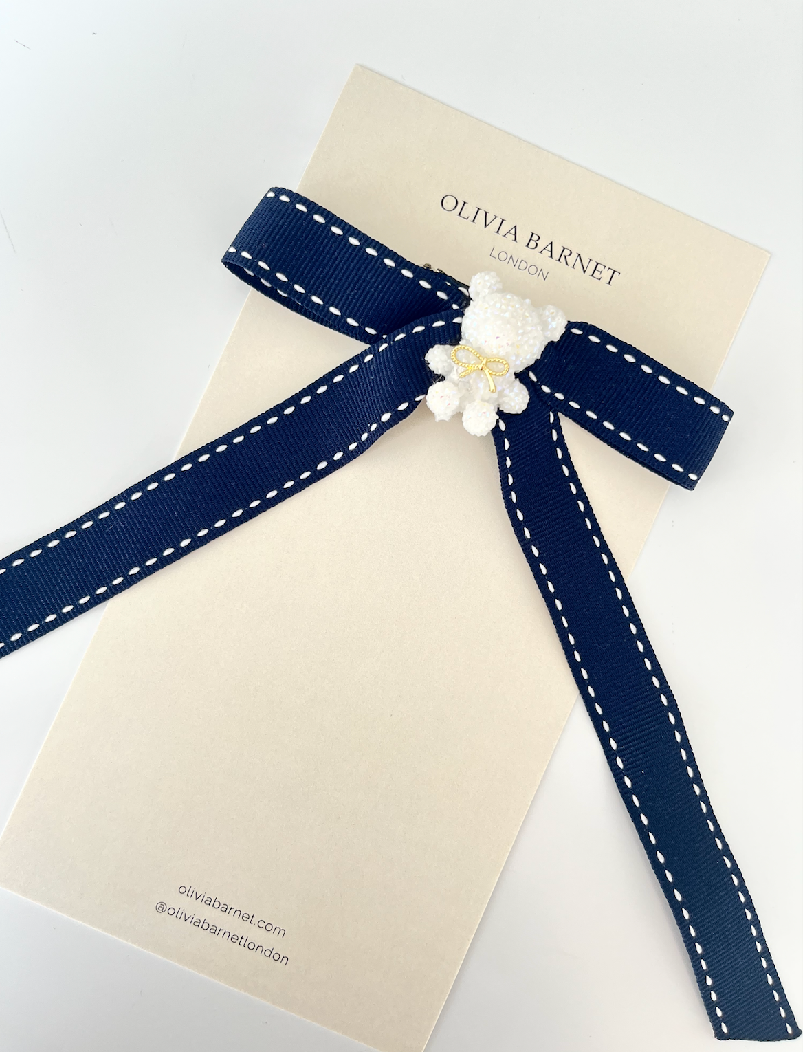 OXFORD NAVY BARETTE  KLİPS