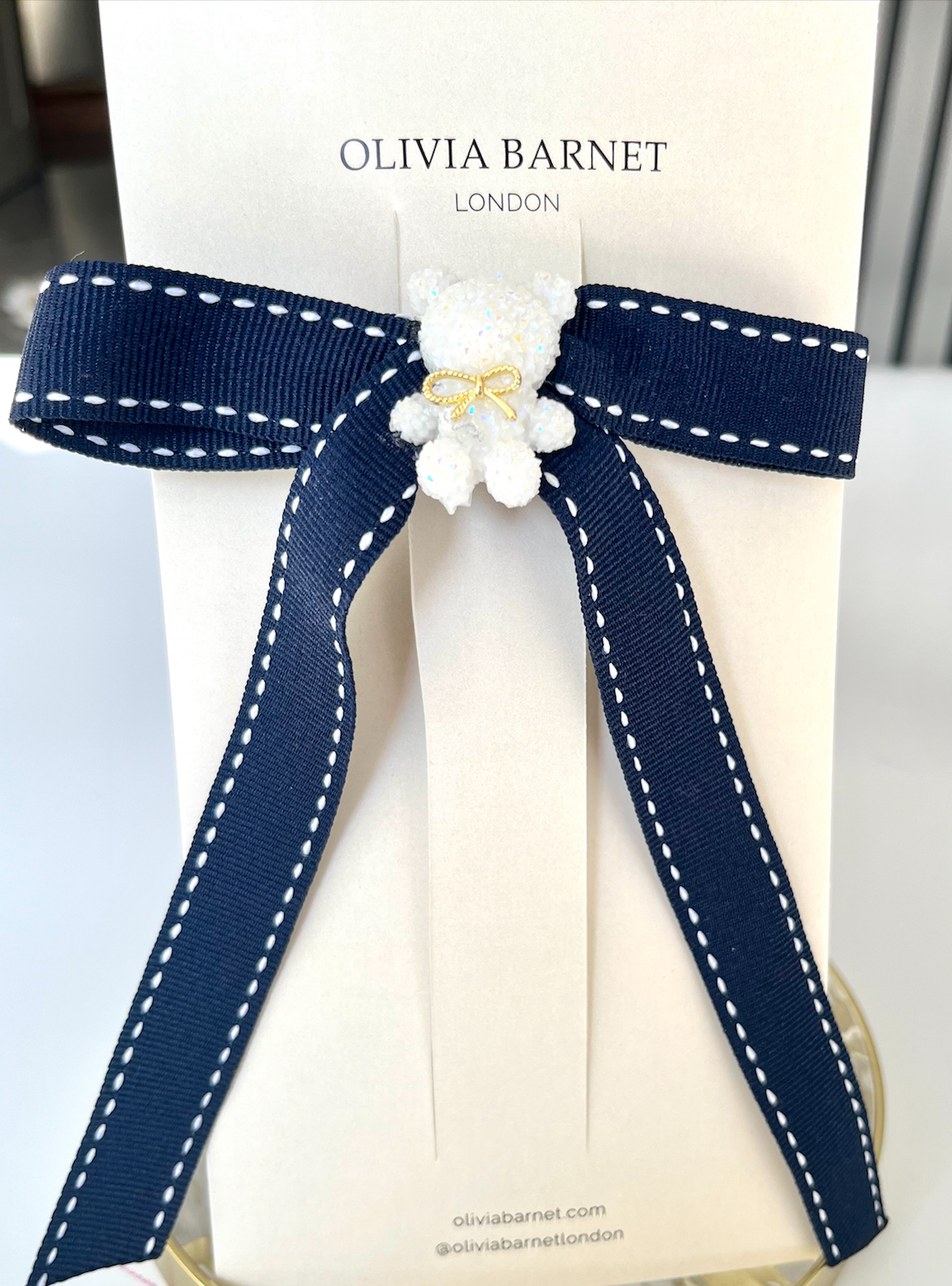 OXFORD NAVY BARETTE  KLİPS