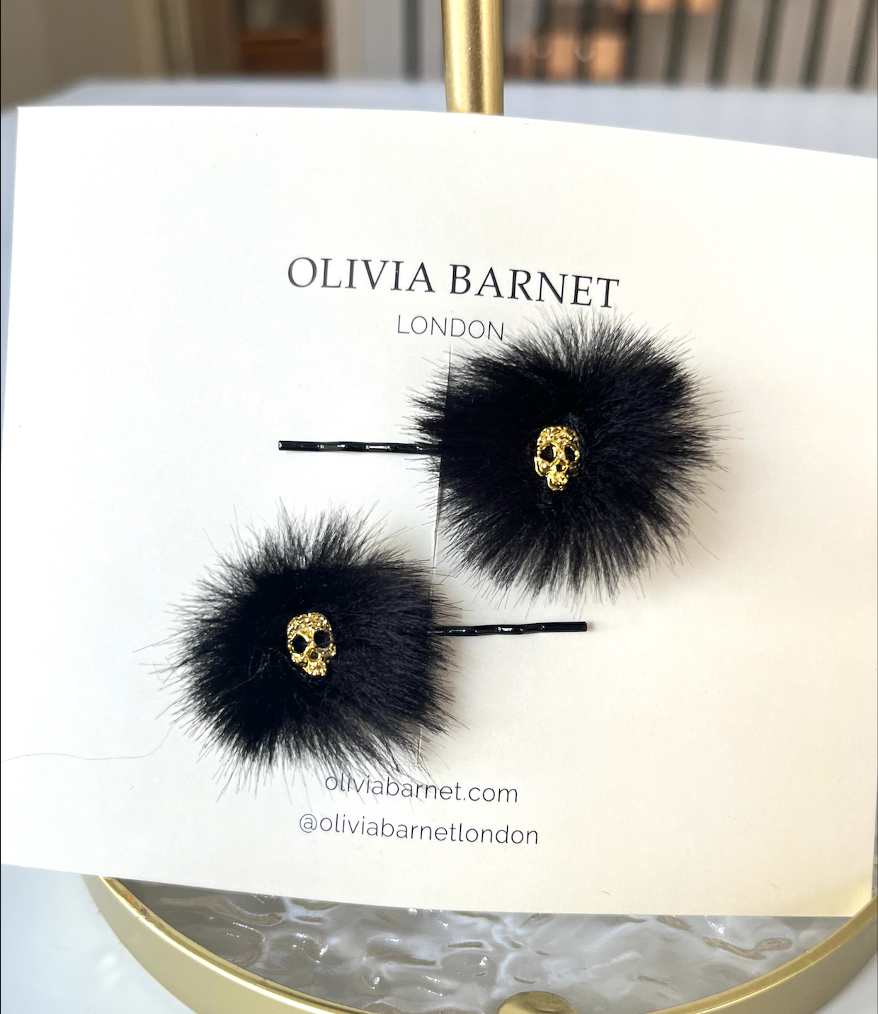 GOLDEN SKULL PIN SET