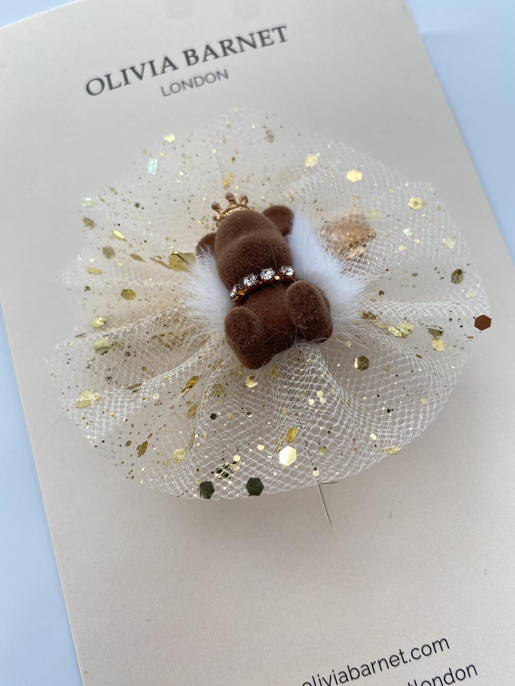 CROWN TEDDY SAÇ KLİPSİ