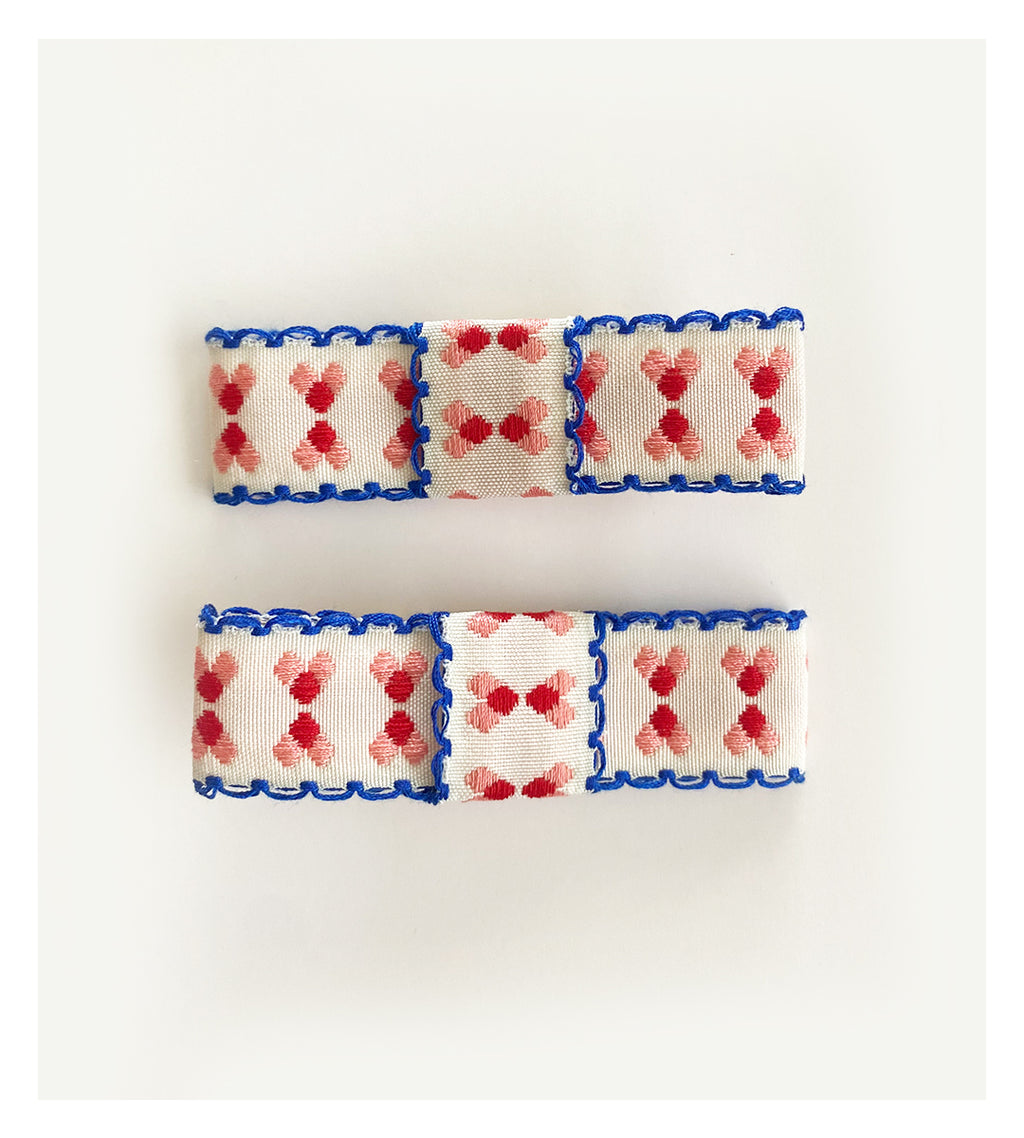 BOHO CHIC BOW SAÇ KLİPSİ - 2 pcs.