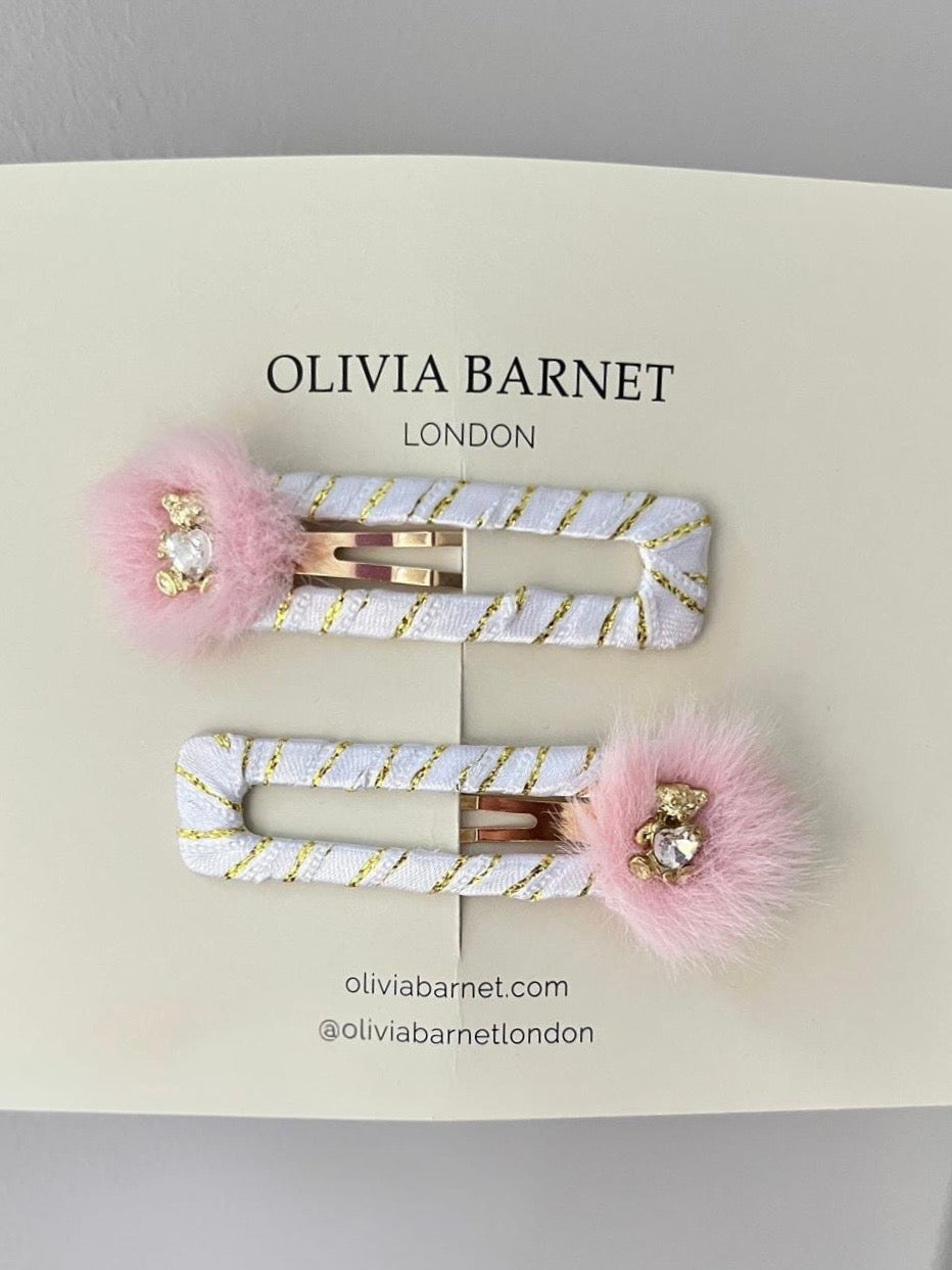 GOLD TEDDY SNAP KLİPS