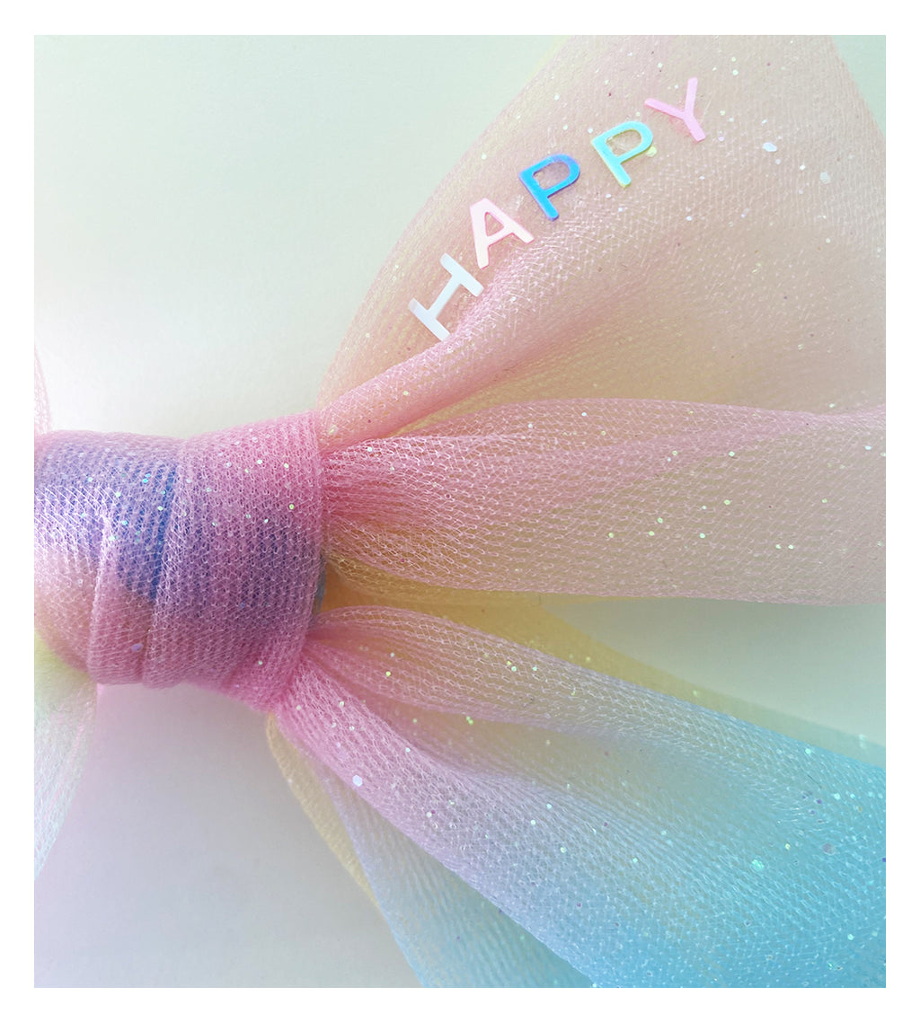 HAPPY BOW SAÇ KLİPSİ