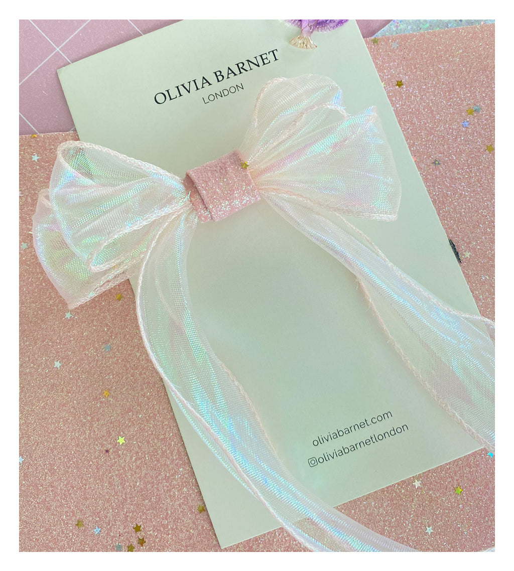 PINK HOLOGRAM TAIL SAÇ TOKASI