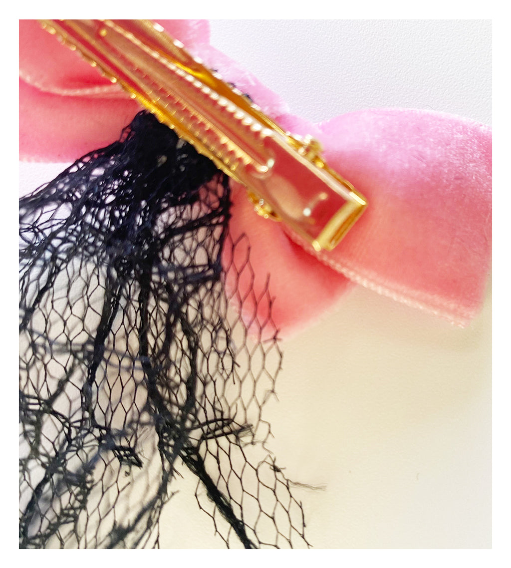 PINK SKELETON SAÇ TOKASI